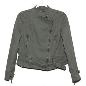 JOU JOU Moto  Jacket Size Jr. Large Cotton